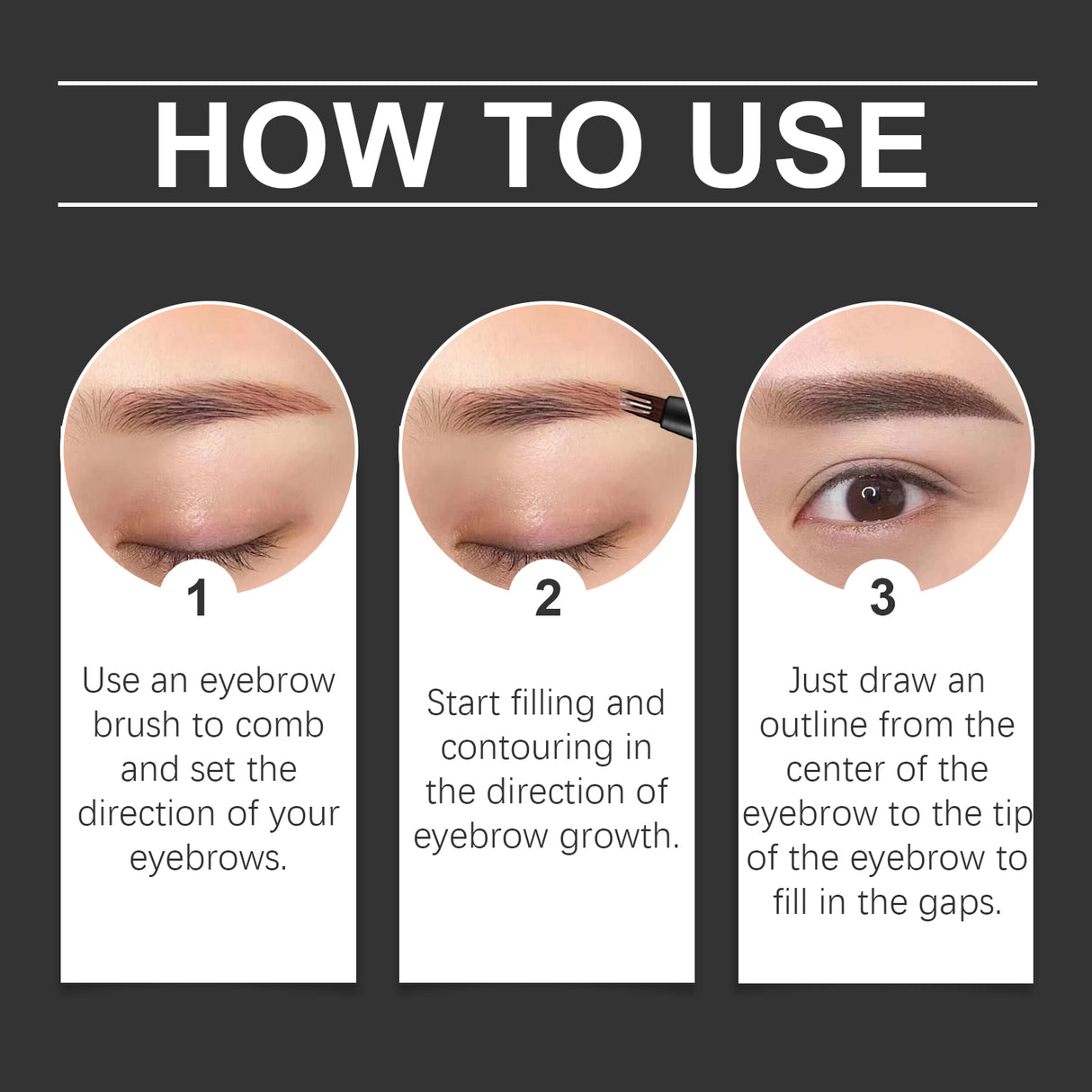 EELHOPE Four Claw Eyebrow Pencil Wild Eyebrow Embellishing Eyebrow shape delicate and easy to use non-smudging natural shaping eyebrow pencil - V.I.P Digital Presence