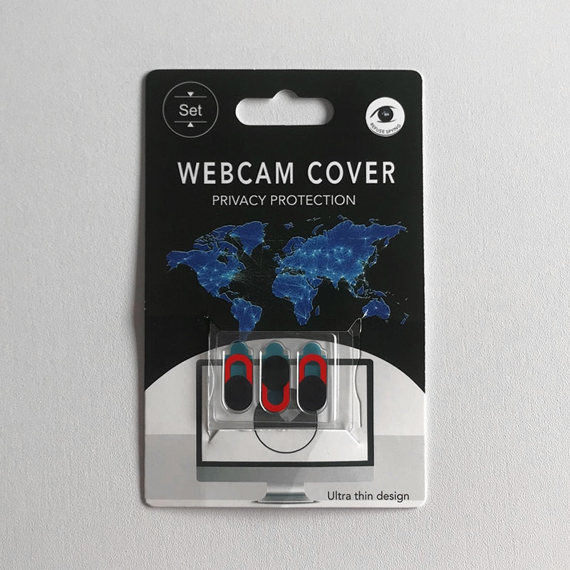 ACCEZZ WebCam Cover Shutter Magnet Slider Plastic For iPhone Web Laptop PC For iPad Tablet Camera Mobile Phone Privacy Sticker - V.I.P Digital Presence