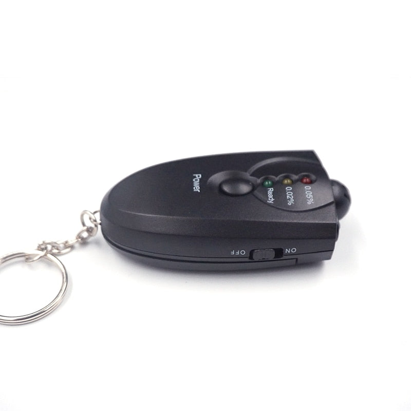 Mini Professional Digital Breathalyzer Key Chain Alcohol Tester Alcohol Breath Analyze Tester with flashlight - V.I.P Digital Presence