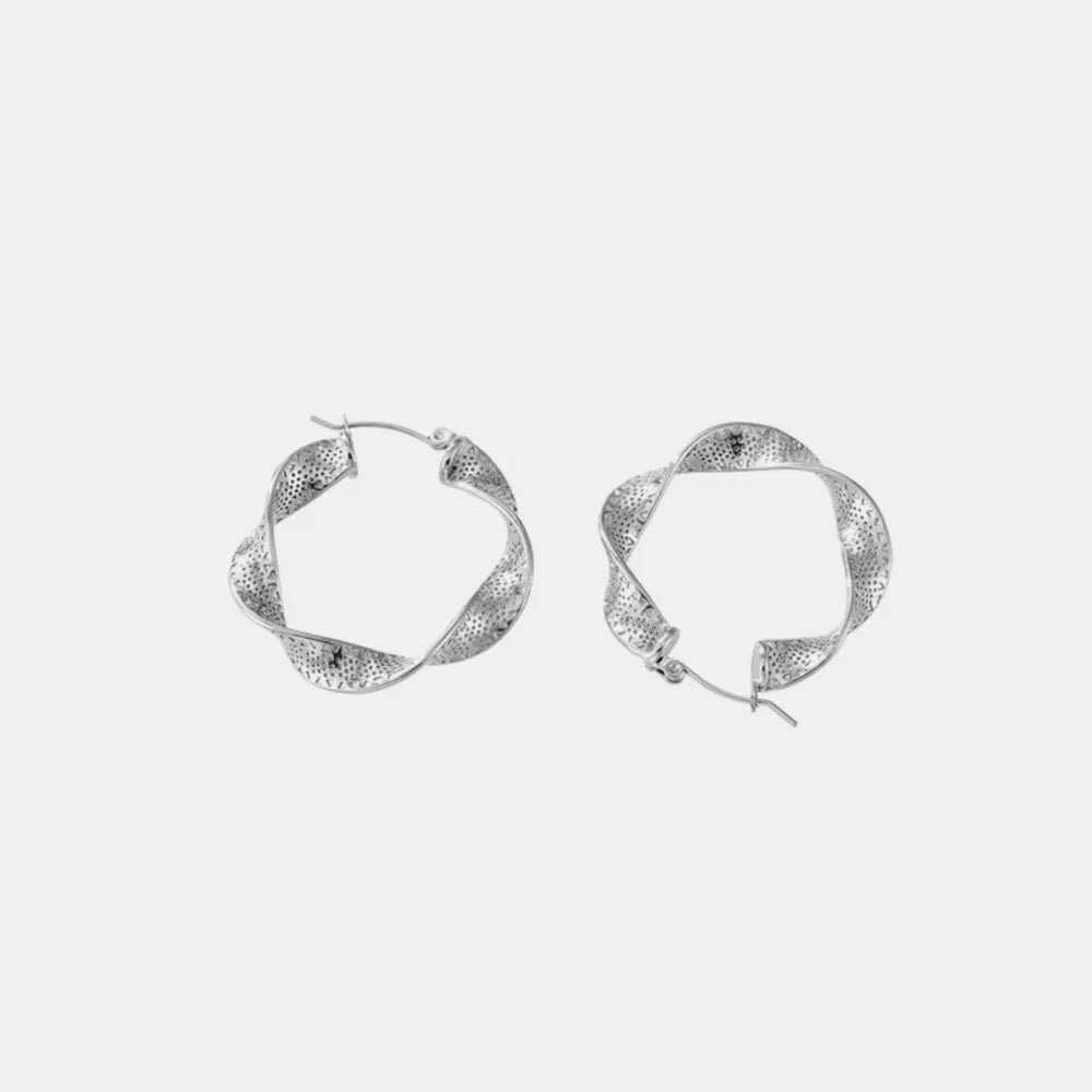 Titanium Steel Twisted Earrings - V.I.P Digital Presence