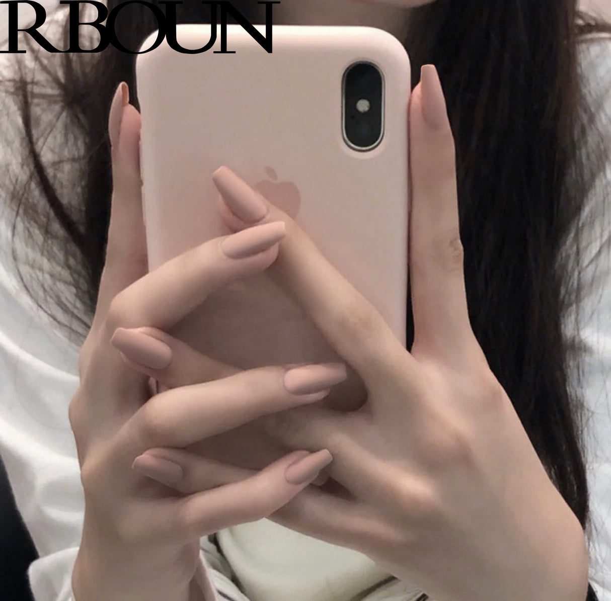 Nail Art Fake Nails Stiletto Tips Clear Press on Long False with Glue Coffin Stick Display Full Cover Artificial Designs Matte - V.I.P Digital Presence