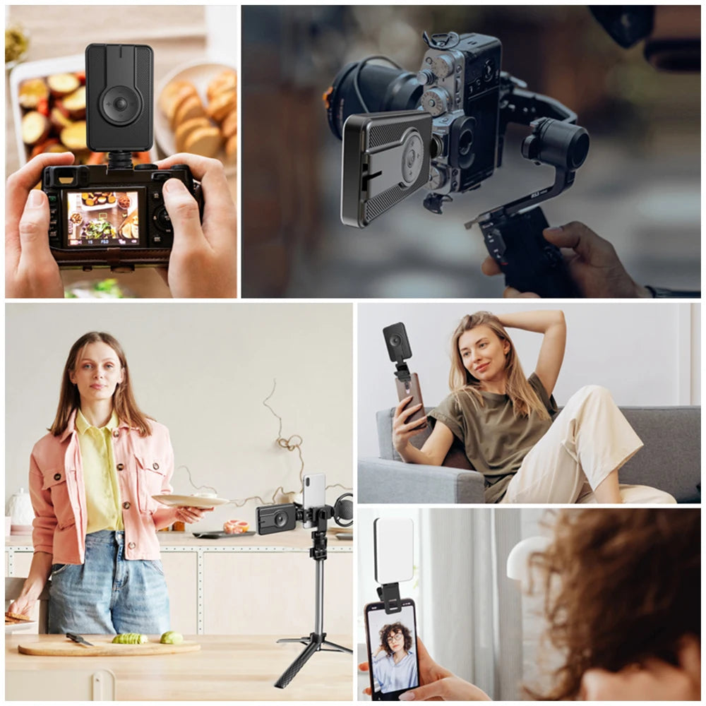 Mobile phone fill light 5 color temperature mini portable live video conference fill light - V.I.P Digital Presence