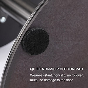 Modern leather bar chair with black titanium stainless steel backrest, adjustable height by rotation (1 piece in brown)