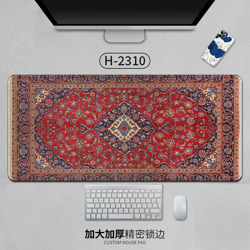 Large Persian Mouse Pad Office Carpet MousePad Natural Rubber Lockedge Anti Slip Desk Mat Laptop Office Game Accessories Pad - V.I.P Digital Presence