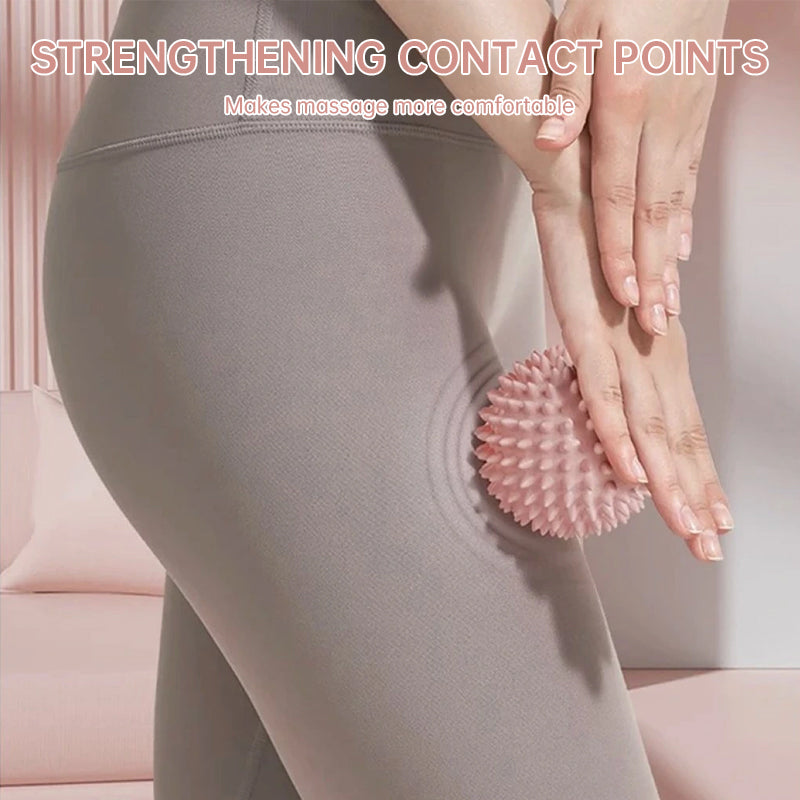 Durable sport massage ball. Spiky design for myofascial release, deep - tissue work, trigger points, muscle recovery & pain reli - V.I.P Digital Presence