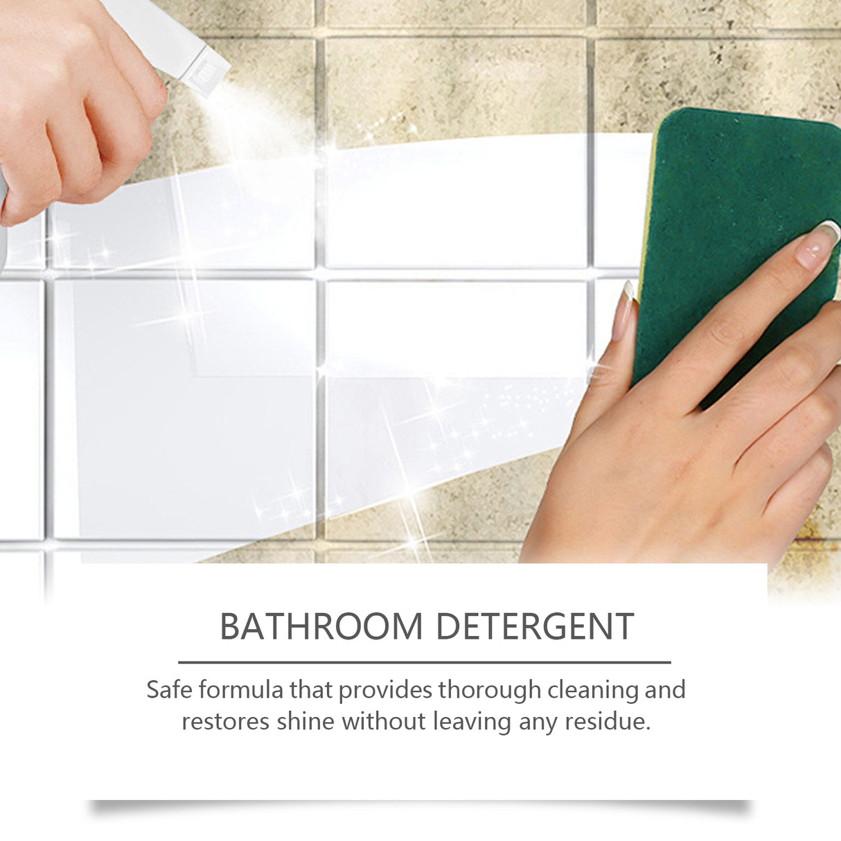 Glass Tile Cleaner Bathroom Glass Door Bathtub Tile Crystal Clear Stain Cleaner - V.I.P Digital Presence