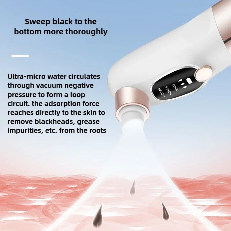 Blackhead Remover Pore Vacuum Face Cleaner Electric Pimple Acne Black Head Removal USB Rechargeable Water Cycle Black Dot Remove - V.I.P Digital Presence