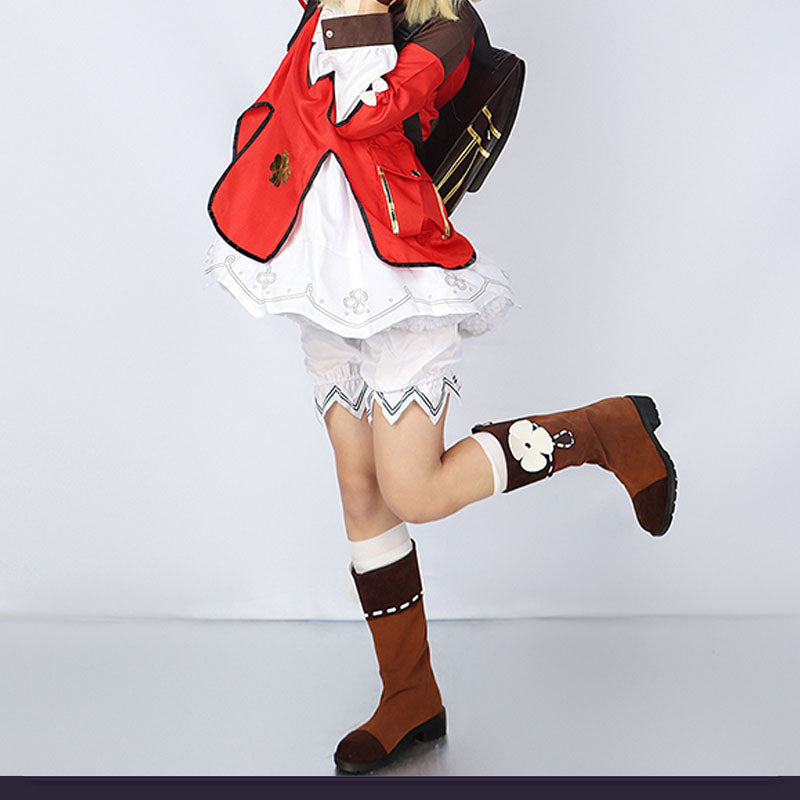 Genshin Impact cosplay Luoli animation game Westwind Knight Tuanhua Keli cos clothes matching shoes - V.I.P Digital Presence