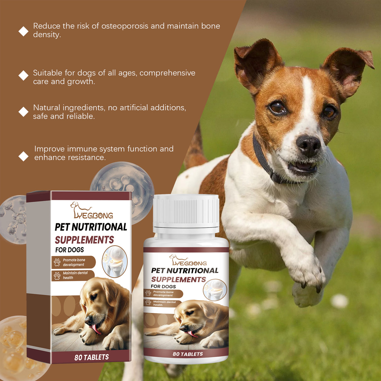 Milk Calcium Tablets For Dogs Vitamin Supplements For Pets Oral Care Diet Healthy Nutrition Calcium Tablets - V.I.P Digital Presence