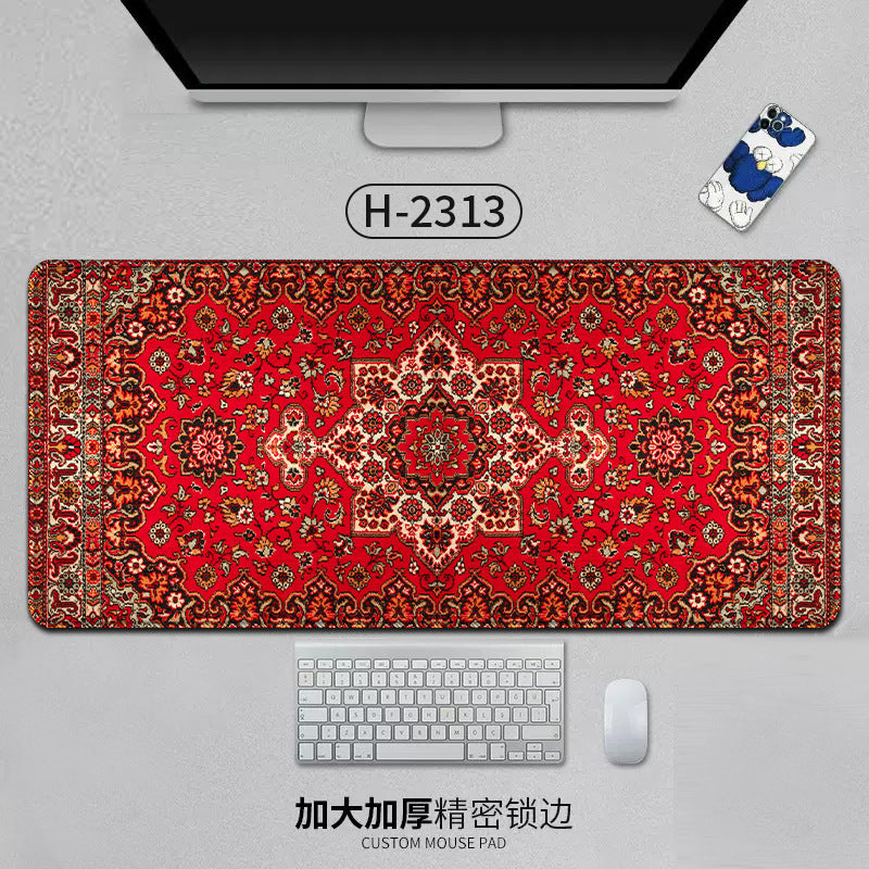 Large Persian Mouse Pad Office Carpet MousePad Natural Rubber Lockedge Anti Slip Desk Mat Laptop Office Game Accessories Pad - V.I.P Digital Presence