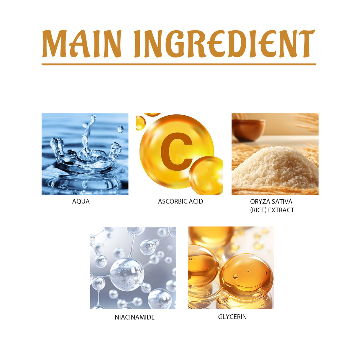 Rice White Skin Beauty Serum, Rice Moisturizing And Repairing Skin Gentle Moisturizing, Brightening And Firming Essence - V.I.P Digital Presence