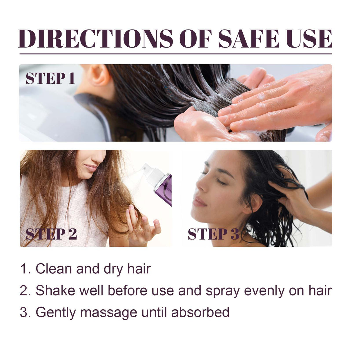 Volumizing And Dense Hair Spray, Repair Dry Hair, Strengthen Hair Nourishing And Volumizing Hair Treatment Spray - V.I.P Digital Presence