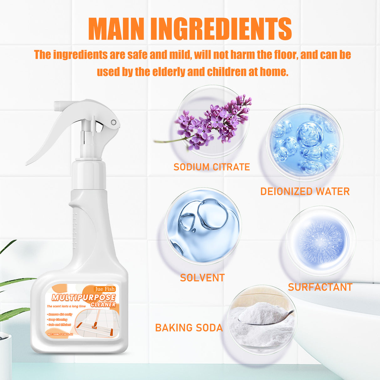 Multipurpose Cleaner, Wood Furniture Solid Wood Flooring Marble Tile Porcelain Decontamination Cleaner - V.I.P Digital Presence