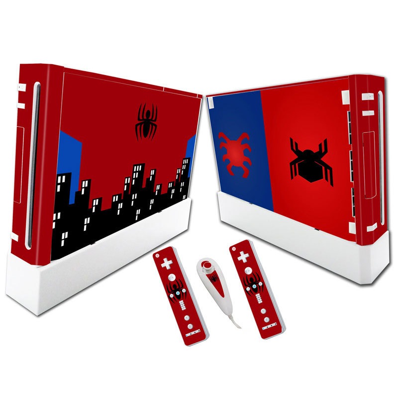 Suitable for WII stickers wii console cartoon protective film Spider-Man Fortress Night multiple styles without leaving glue - V.I.P Digital Presence