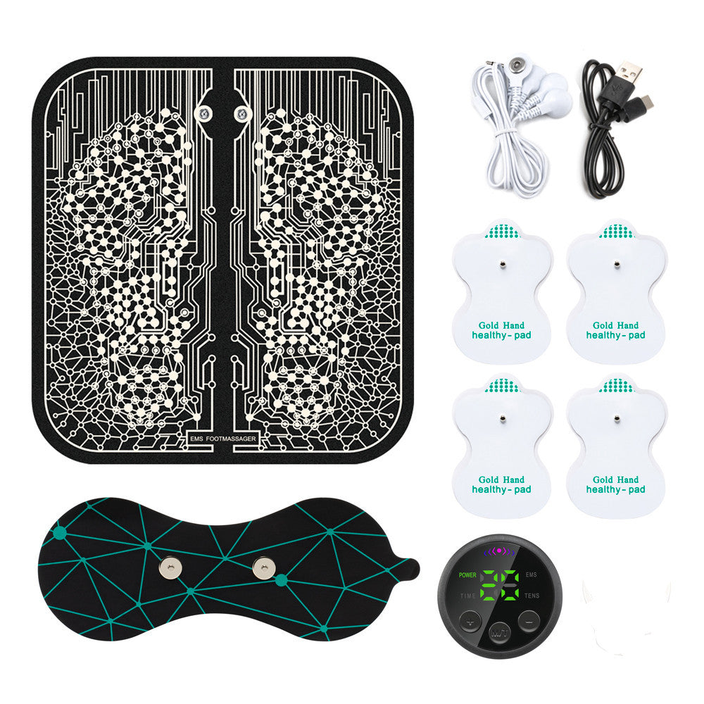 The Latest Remote Control With Patch Ems Tens Smart Shiatsu Foot Massager Muscle Stimulator Vibration Massage Pad - V.I.P Digital Presence