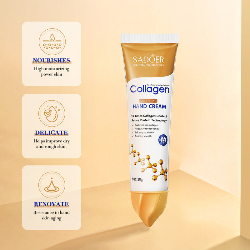 SADOER collagen anti-wrinkle hand cream hydrating moisturizing anti-cracking autumn and winter skin care hand cream - V.I.P Digital Presence