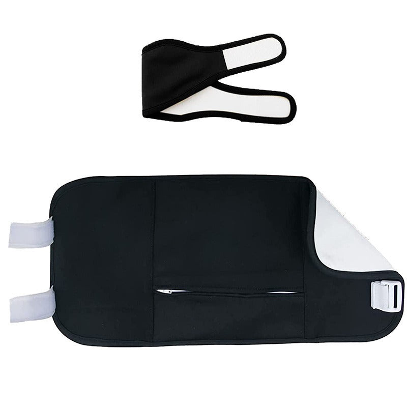 Castor oil bag is reusable, soft, and oil leak proof, with essential oil auxiliary bag and adjustable waist belt - V.I.P Digital Presence