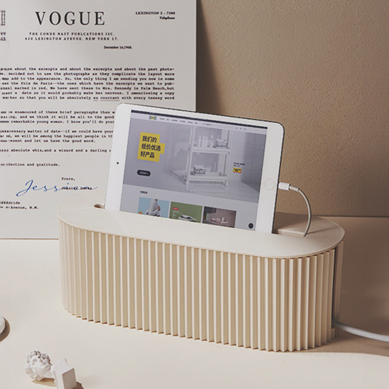 Cable management organizer box, an accessory for power strips and home - office power cables - V.I.P Digital Presence