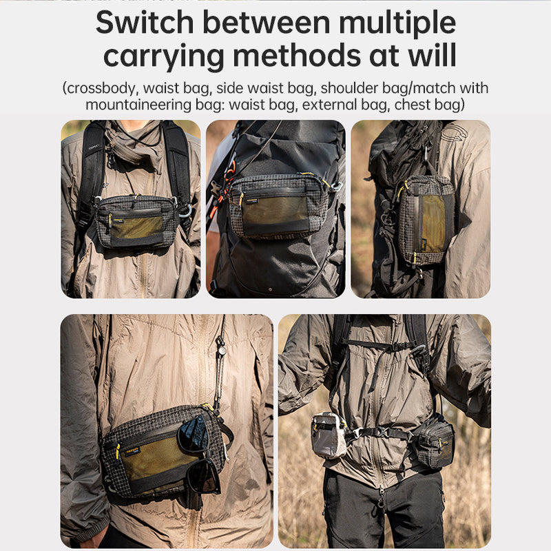 Hikeman - UHMWPE Outdoor Waist Pack for Hiking/Camping/Cycling, Phone & Gear Storage - V.I.P Digital Presence