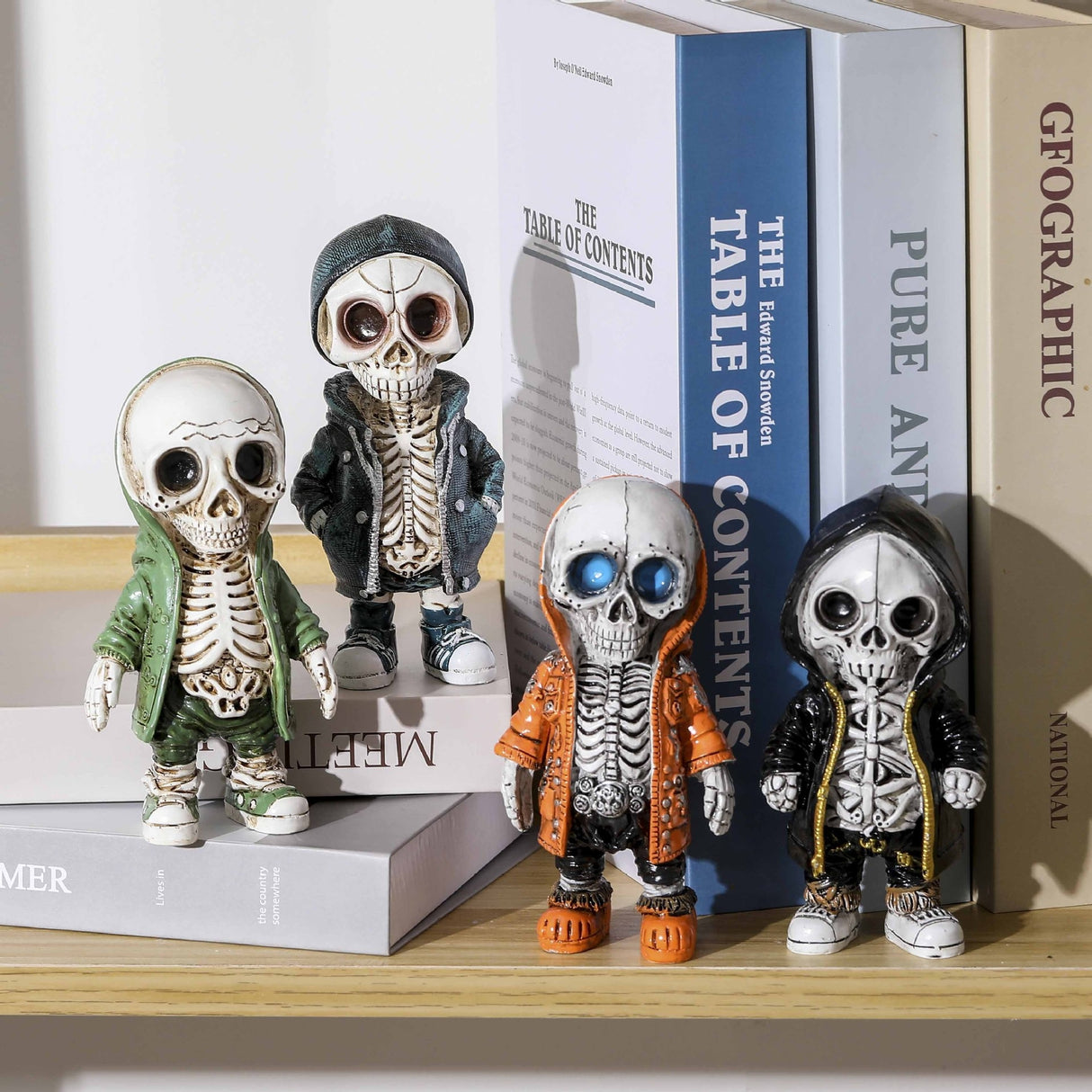 Halloween Decoration Skeleton Doll Resin Craft Decoration Home Bookshelf Art Creative Decoration - V.I.P Digital Presence
