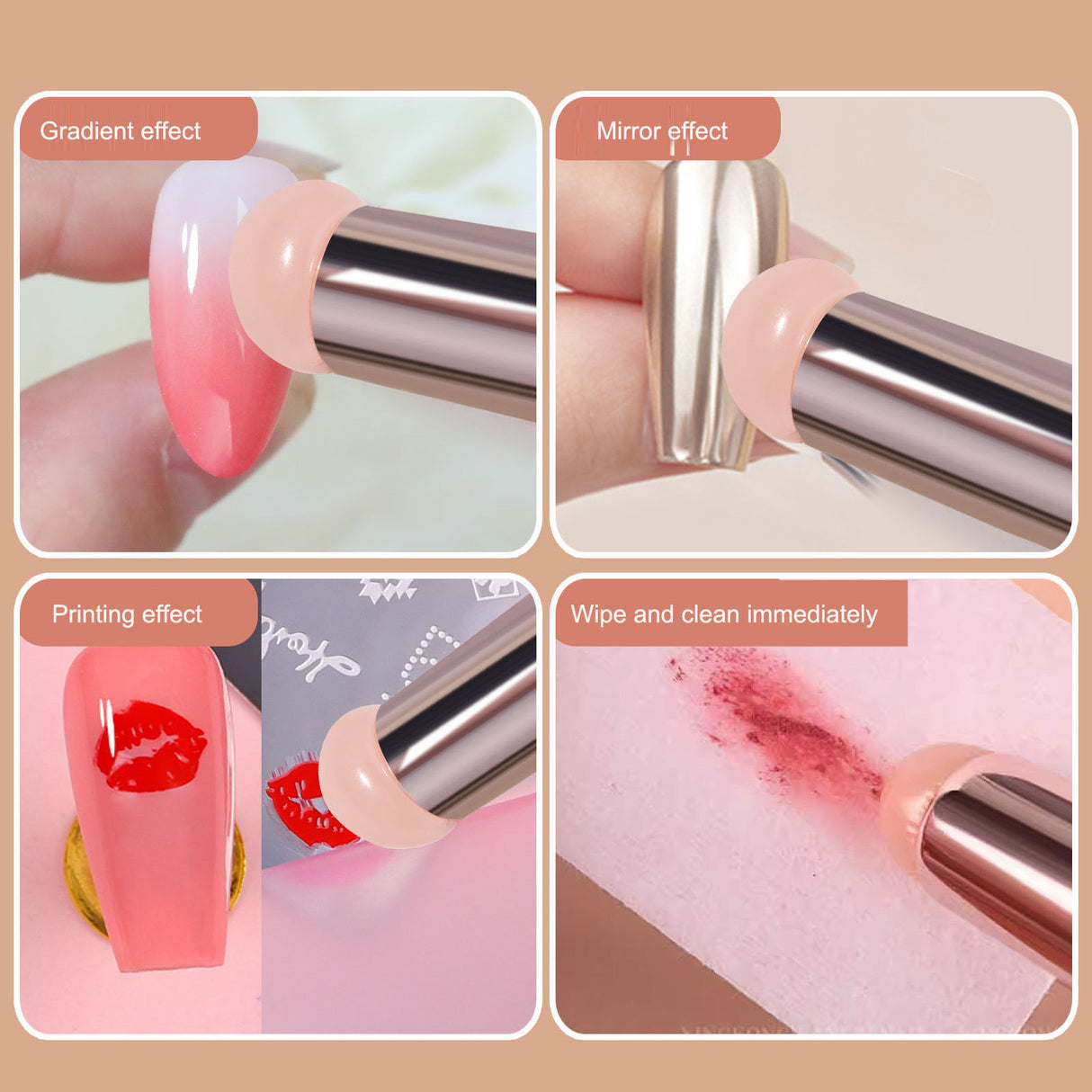 Nail Patching Gel Gradient Halo Dye Silicone Brush - V.I.P Digital Presence