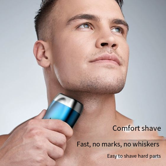 Double headed mini magnetic shaver portable men's electric shaver rechargeable electric shaver - V.I.P Digital Presence