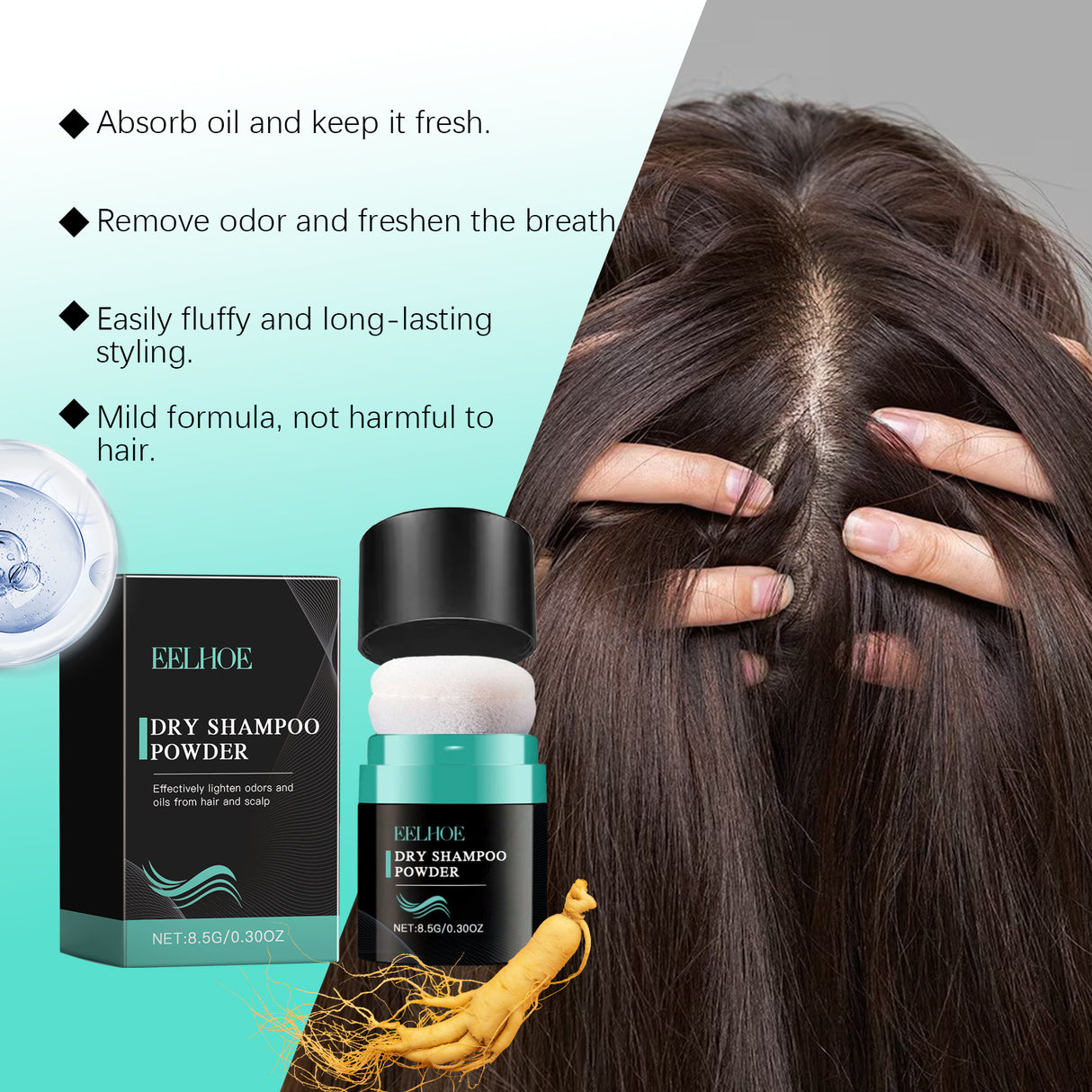 Dry Cleaning Hair Volumizing Powder Lazy Refreshing Oil Control Volumizing Powder Bangs Styling Leave-In Dry Powder - V.I.P Digital Presence