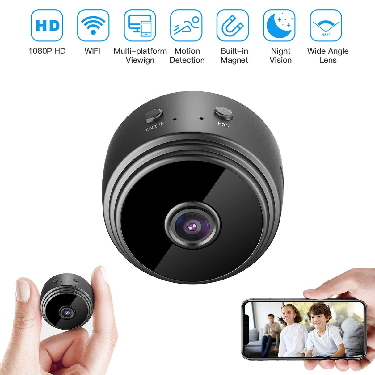 A9 Wifi Mini ip camera outdoor Night Version Micro Camera Camcorder Voice Video Recorder security hd wireless Mini Camcorders - V.I.P Digital Presence