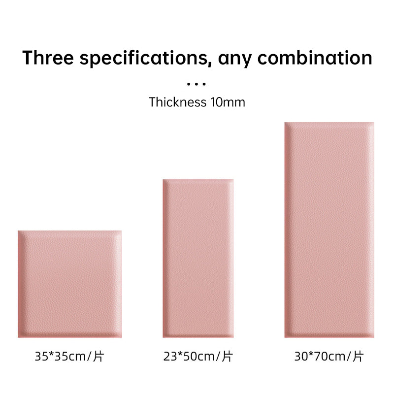 Kids' 3D Wall Stickers, Self - adhesive Soft Leather Bags, Anti - collision Wall & Bedhead Panels, 2 - 8 pcs - V.I.P Digital Presence