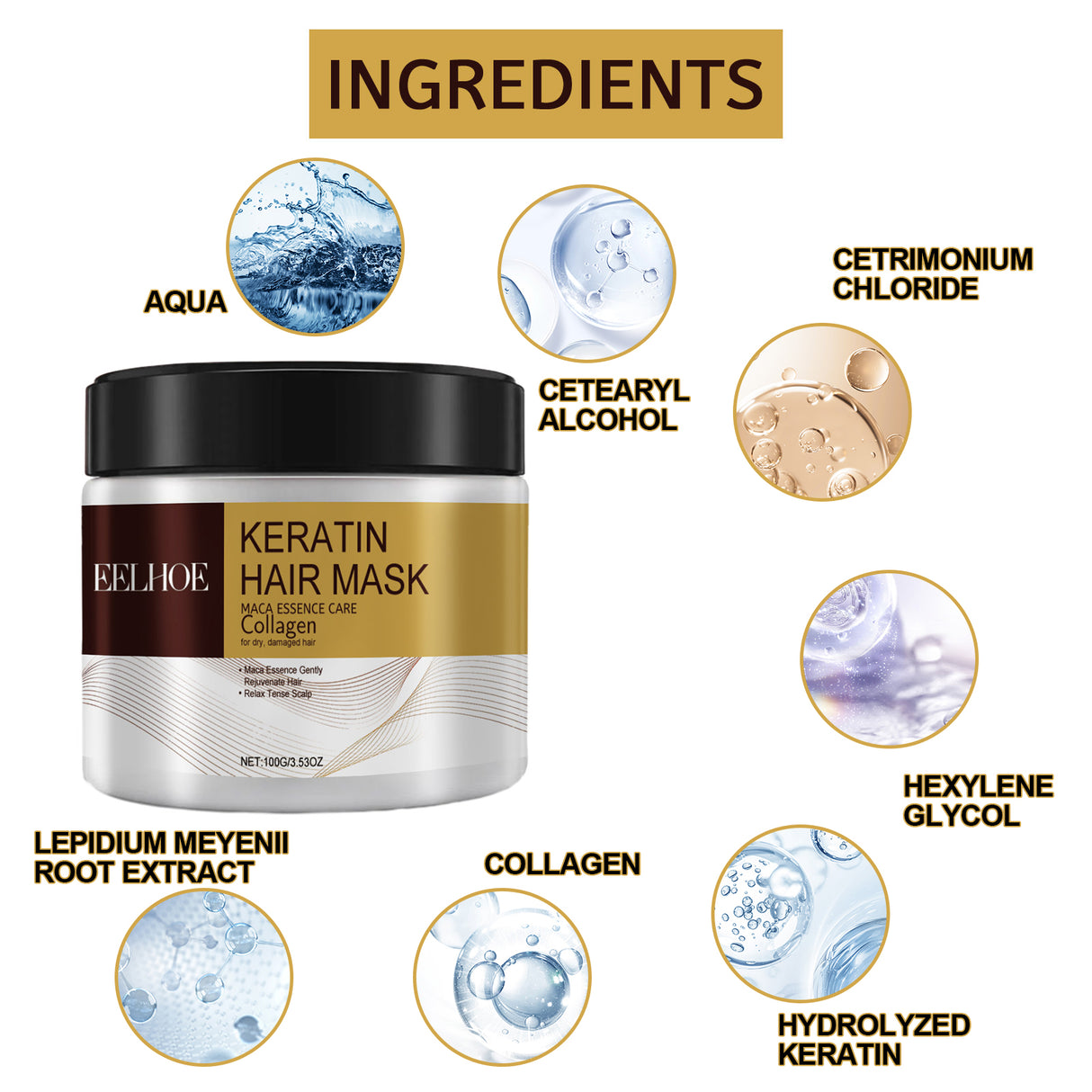 Repair Moisturizing Hair Mask Deep Moisturizing Repair Damaged Hair Dry Split Knot Hair Mask - V.I.P Digital Presence