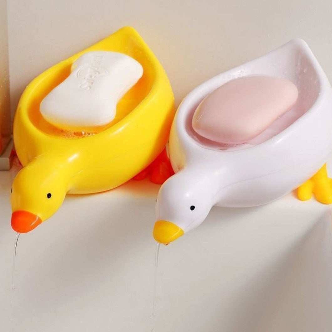 Cute little yellow duck soap box draining toilet sink new soap box - V.I.P Digital Presence