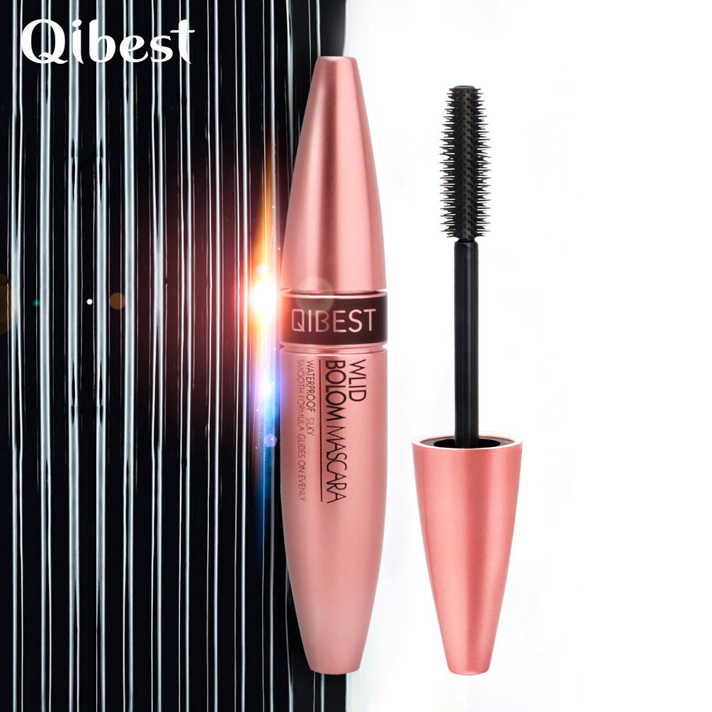 QIBEST Waterproof Sweat-Proof Dense Curly Slender No Fading No Smudges 4D Mascara - V.I.P Digital Presence
