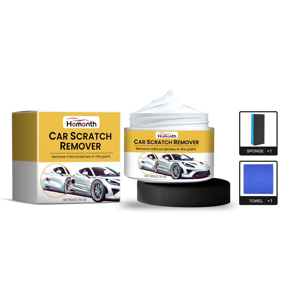 Car Scratch Repair Cream Car Paint Scratch Cream Cleaning And Maintenance Coating Car Paint Coating Agent - V.I.P Digital Presence