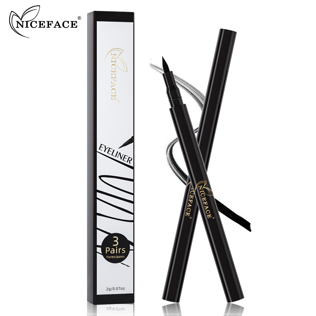 NICEFACE Eyeliner 3 In 1 Multifunctional Waterproof Anti-Smudge Non-Magnetic Natural Sticky Eyeliner - V.I.P Digital Presence
