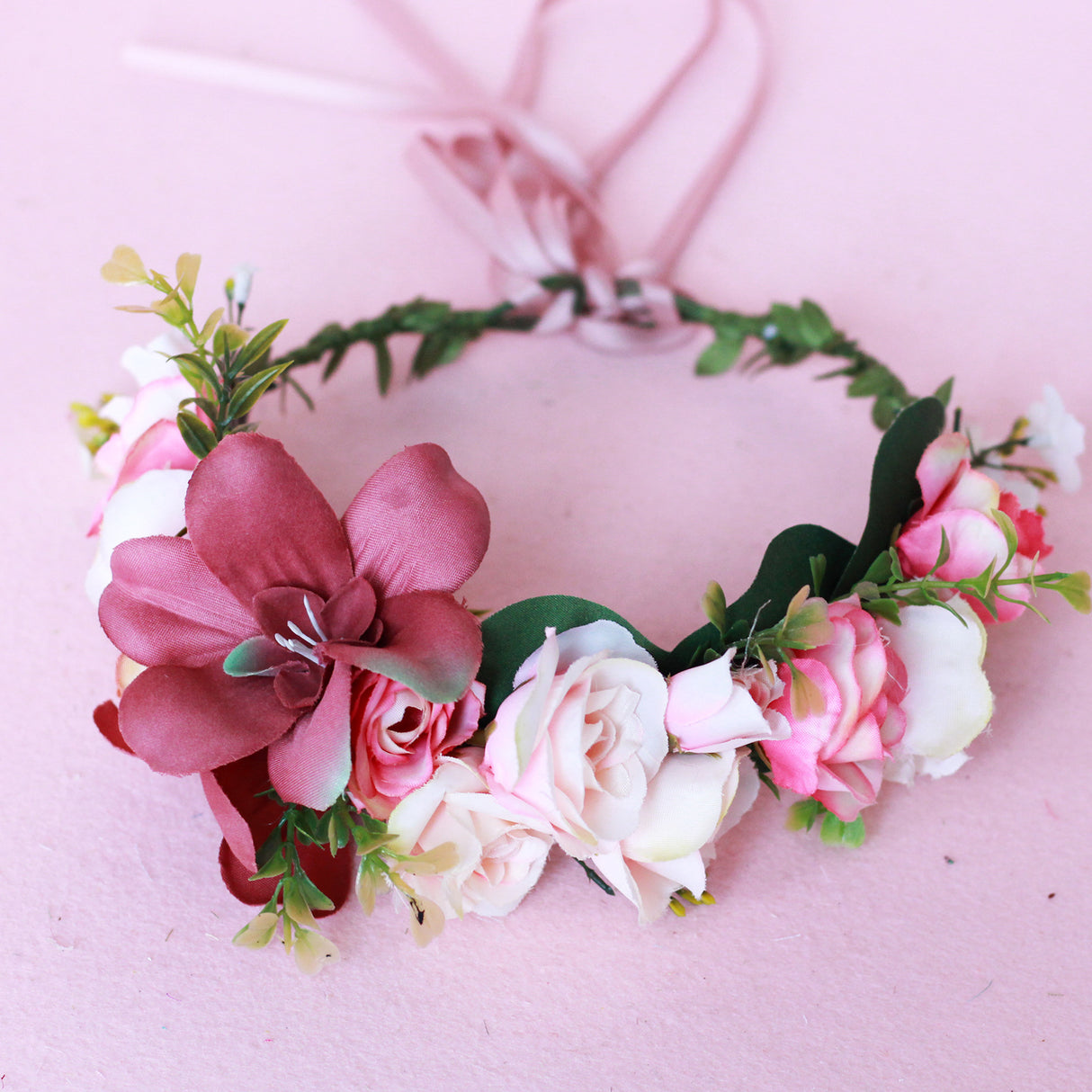 Hawaiian Vacation Wreath Headwear Beautiful Bridal Hairbands Wedding Hair Accessories Headwear Wreath - V.I.P Digital Presence