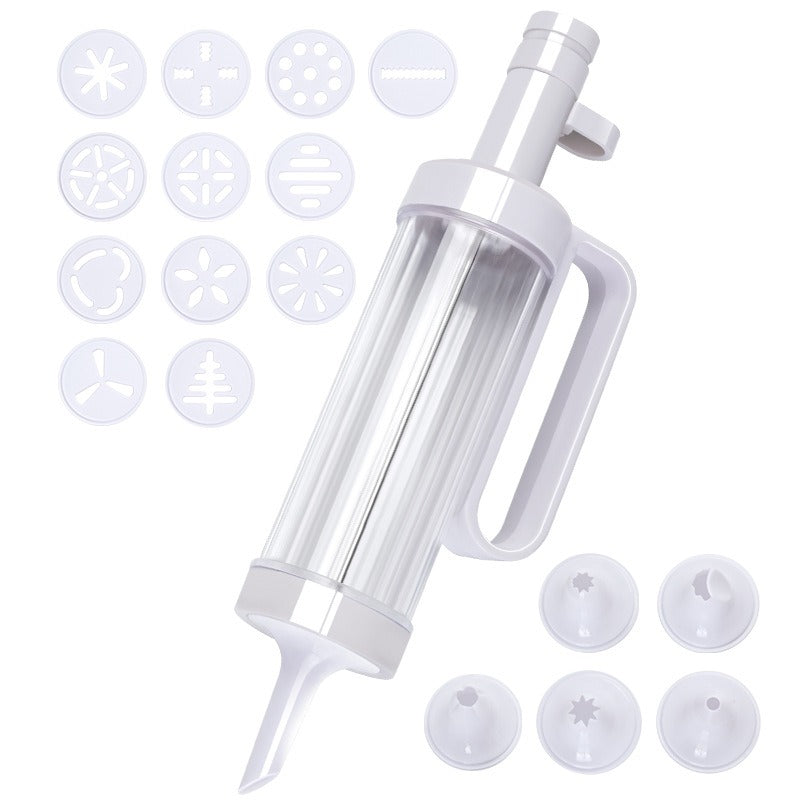 Cookie cookie gun biscuit grinder full set of baking gun set mounted flower nozzle extrusion - V.I.P Digital Presence