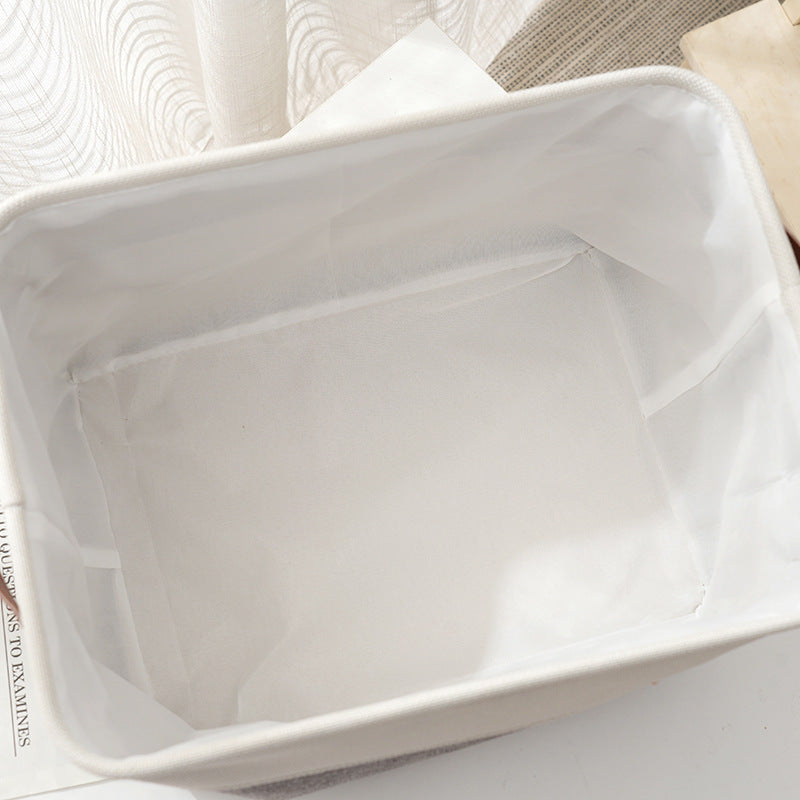 Thickened foldable portable clothing storage basket books snacks toys cosmetics storage box - V.I.P Digital Presence