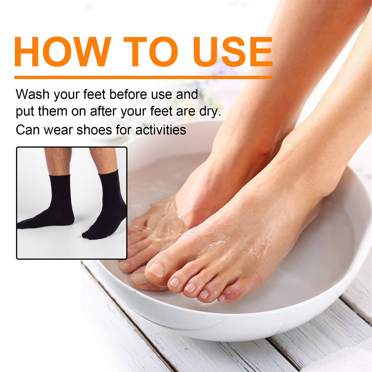 HOUKEA Tourmaline Ionic Body Health Socks, Winter Outdoor Sports Cold And Wind Warm Foot Care Massage Socks - V.I.P Digital Presence