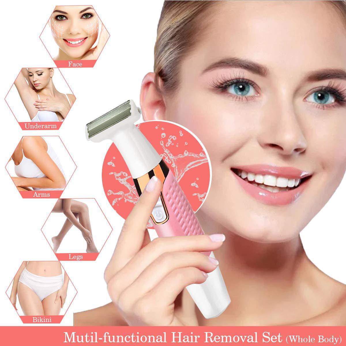 5 in 1 Electric Lady Shaver Eyebrow Trimmer Armpit Hair Leg Hair Scraper Hair Remover - V.I.P Digital Presence
