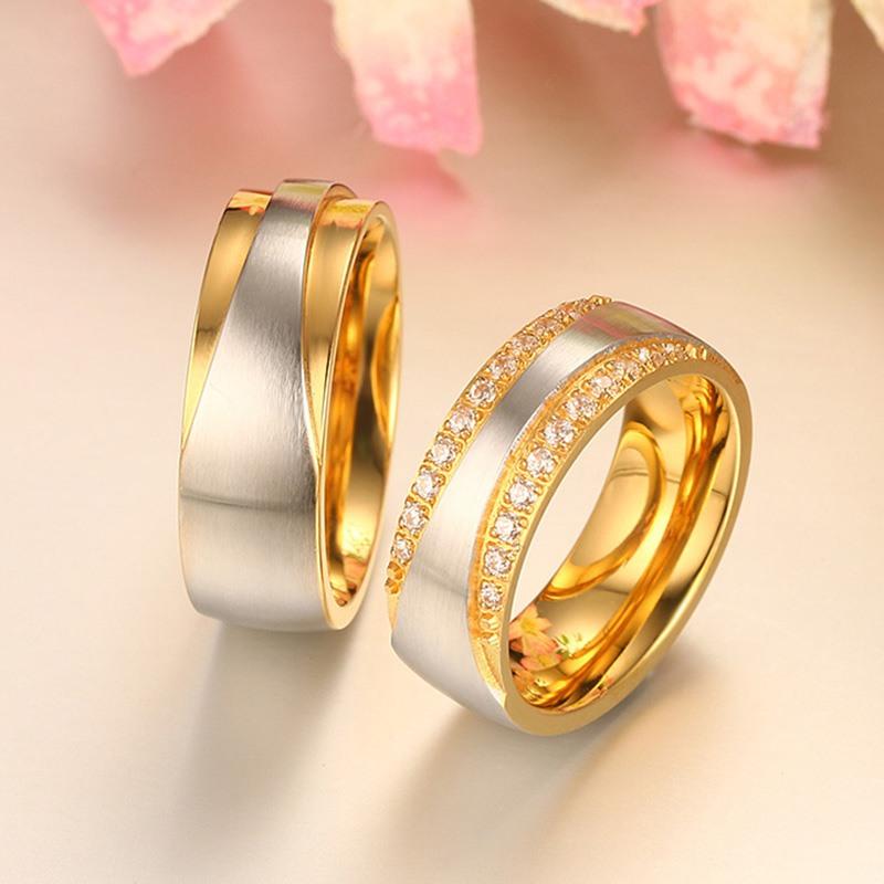 Vnox Wedding Rings for Women Men Promise Lover Valentine's Day Gift - V.I.P Digital Presence