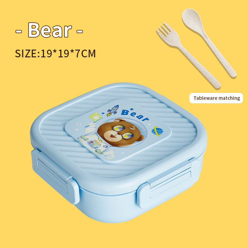 Portable heatable sealed square compartment lunch box bento box lunch box - V.I.P Digital Presence