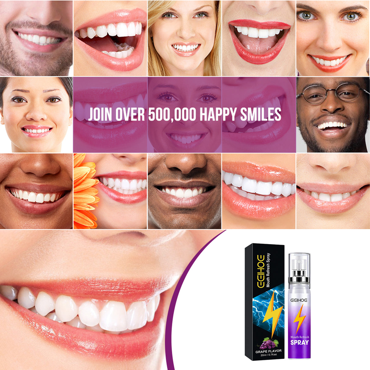 Fresh Mouth Spray, Clean Bad Breath Fresh Breath Fragrance Portable Spray - V.I.P Digital Presence