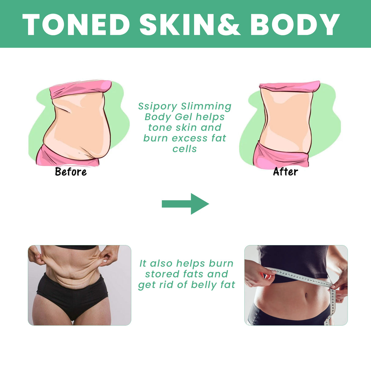 Slimming Body Gel, Firming Skin Body Slimming Massage Shaping Gel - V.I.P Digital Presence