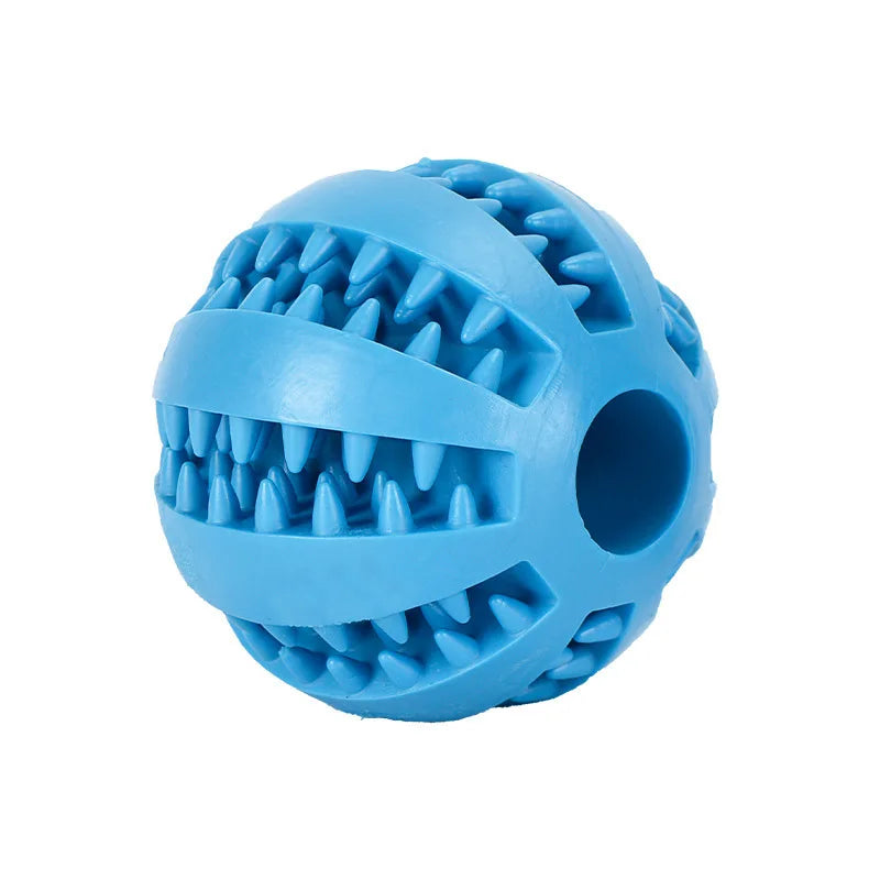 Dog Toy Ball Interactive Rubber Balls Puppy Chewing Toys Pet Tooth Cleaning Ball Cats Pets Food Treat Feeder Silicone Balls Toy - V.I.P Digital Presence