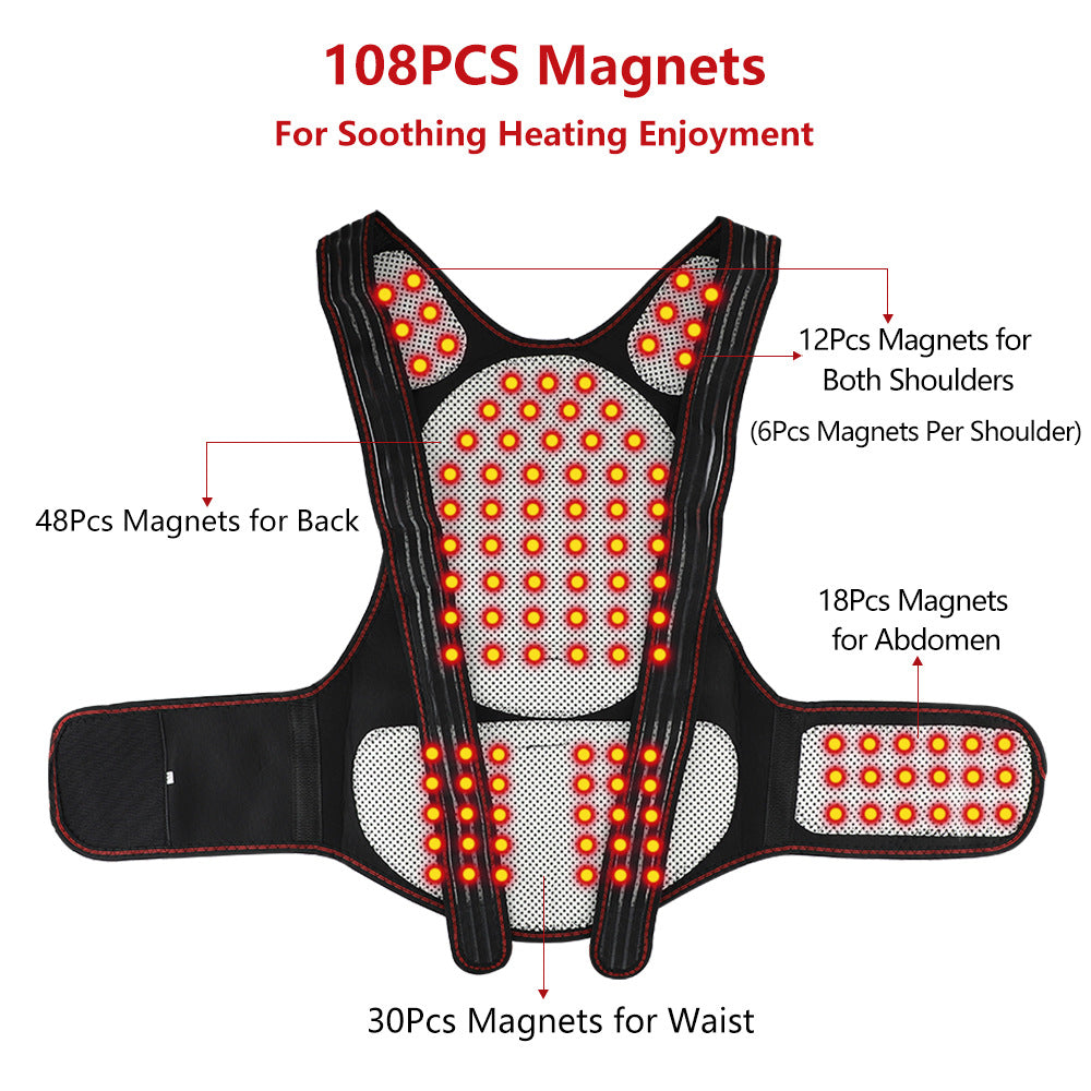 Self-Heating Shoulder Shirt Waistcoat Support Belt Shoulder Warm Shirt Magnetic Therapy Vest Back Protection Shirt - V.I.P Digital Presence