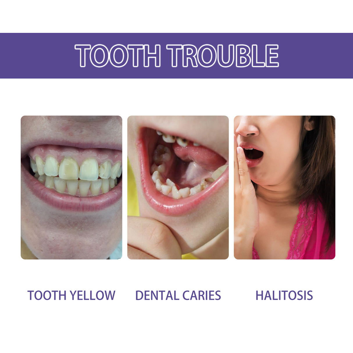 Teeth Whitening Correction Serum Purple Toothpaste, Clean Tooth Stains Brightening White Mild Gingival Care Breath Fresh And Deodorizing - V.I.P Digital Presence