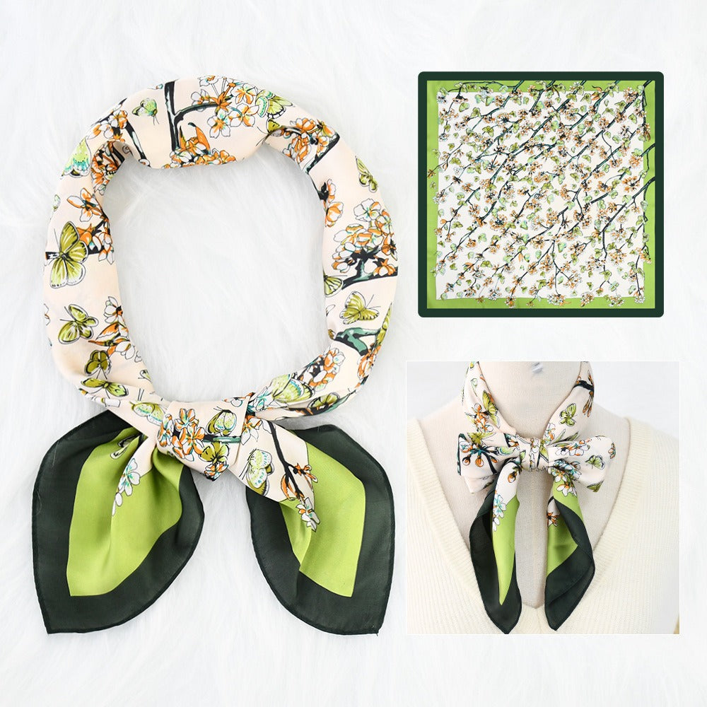 Silk Scarf Women's Sunscreen Beach Imitation Silk Versatile Silk Scarf Neckband - V.I.P Digital Presence