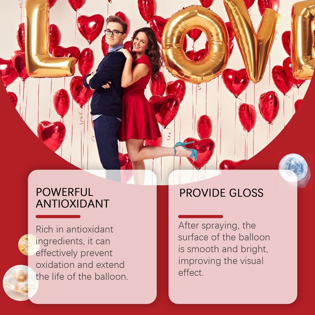Balloon Gloss Spray To Enhance The Balloon Atmosphere Gloss Long-Lasting Effect To Create A Textured Highlighter Spray - V.I.P Digital Presence