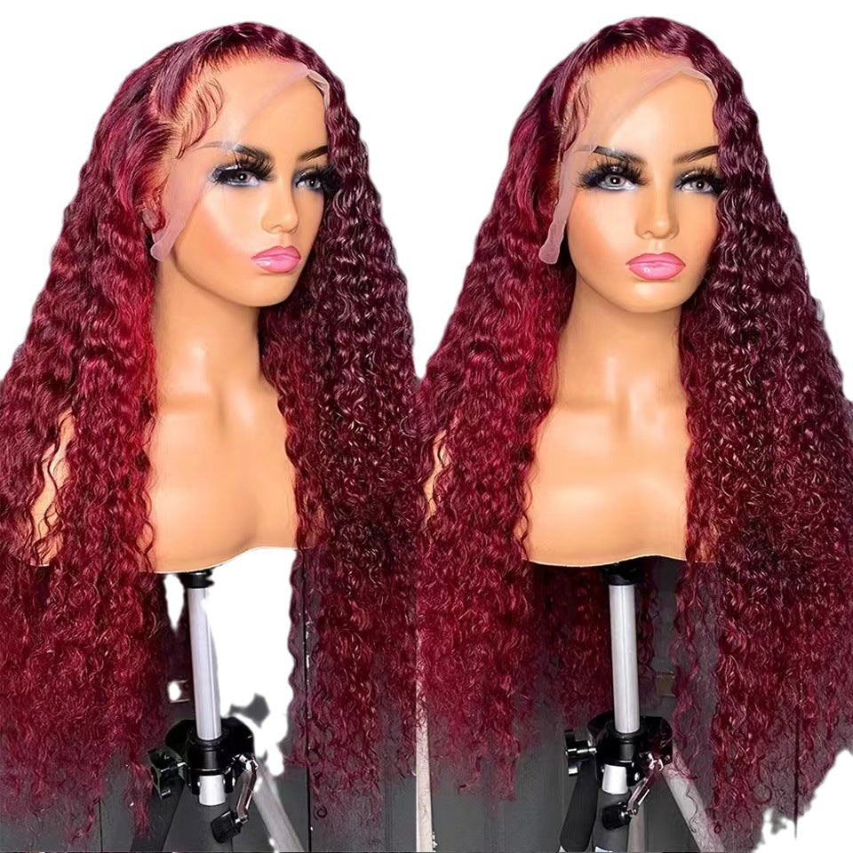 Front lace wig 13x4lace front wigs human hair wig women's long hair full head cover - V.I.P Digital Presence