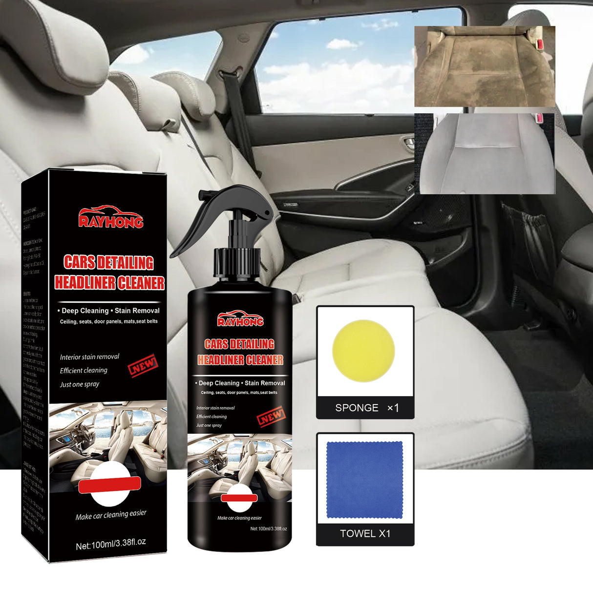Interior Retreader, Automotive Interior Maintenance Special Decontamination Cleaning Multi-Functional Cleaner - V.I.P Digital Presence